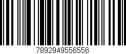 Código de barras (EAN, GTIN, SKU, ISBN): '7892949556556'