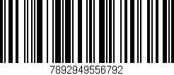 Código de barras (EAN, GTIN, SKU, ISBN): '7892949556792'