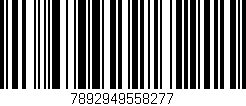 Código de barras (EAN, GTIN, SKU, ISBN): '7892949558277'
