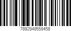Código de barras (EAN, GTIN, SKU, ISBN): '7892949559458'