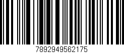 Código de barras (EAN, GTIN, SKU, ISBN): '7892949562175'