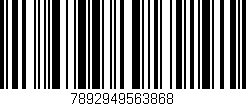 Código de barras (EAN, GTIN, SKU, ISBN): '7892949563868'