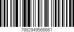 Código de barras (EAN, GTIN, SKU, ISBN): '7892949566661'