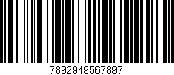 Código de barras (EAN, GTIN, SKU, ISBN): '7892949567897'