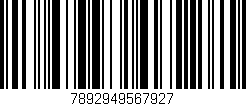 Código de barras (EAN, GTIN, SKU, ISBN): '7892949567927'