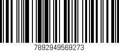Código de barras (EAN, GTIN, SKU, ISBN): '7892949569273'