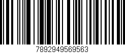 Código de barras (EAN, GTIN, SKU, ISBN): '7892949569563'