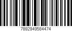 Código de barras (EAN, GTIN, SKU, ISBN): '7892949584474'