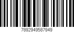 Código de barras (EAN, GTIN, SKU, ISBN): '7892949587949'