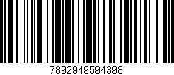 Código de barras (EAN, GTIN, SKU, ISBN): '7892949594398'