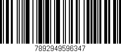 Código de barras (EAN, GTIN, SKU, ISBN): '7892949596347'