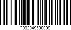 Código de barras (EAN, GTIN, SKU, ISBN): '7892949598099'
