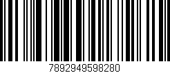 Código de barras (EAN, GTIN, SKU, ISBN): '7892949598280'