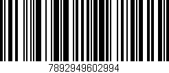Código de barras (EAN, GTIN, SKU, ISBN): '7892949602994'