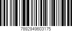 Código de barras (EAN, GTIN, SKU, ISBN): '7892949603175'