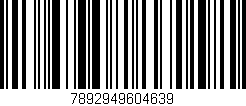 Código de barras (EAN, GTIN, SKU, ISBN): '7892949604639'