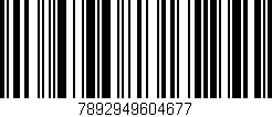 Código de barras (EAN, GTIN, SKU, ISBN): '7892949604677'