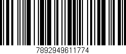 Código de barras (EAN, GTIN, SKU, ISBN): '7892949611774'