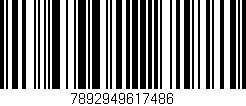 Código de barras (EAN, GTIN, SKU, ISBN): '7892949617486'
