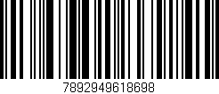 Código de barras (EAN, GTIN, SKU, ISBN): '7892949618698'