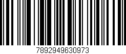 Código de barras (EAN, GTIN, SKU, ISBN): '7892949630973'