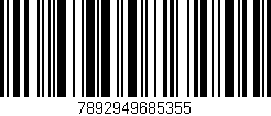 Código de barras (EAN, GTIN, SKU, ISBN): '7892949685355'