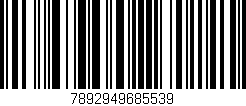 Código de barras (EAN, GTIN, SKU, ISBN): '7892949685539'