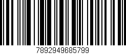 Código de barras (EAN, GTIN, SKU, ISBN): '7892949685799'