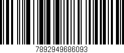 Código de barras (EAN, GTIN, SKU, ISBN): '7892949686093'