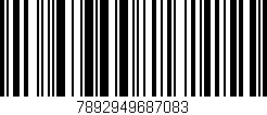Código de barras (EAN, GTIN, SKU, ISBN): '7892949687083'