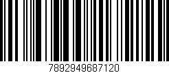 Código de barras (EAN, GTIN, SKU, ISBN): '7892949687120'