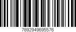 Código de barras (EAN, GTIN, SKU, ISBN): '7892949695576'