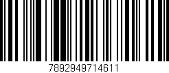 Código de barras (EAN, GTIN, SKU, ISBN): '7892949714611'