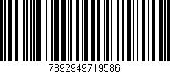 Código de barras (EAN, GTIN, SKU, ISBN): '7892949719586'