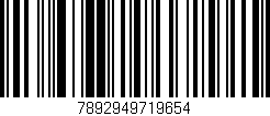 Código de barras (EAN, GTIN, SKU, ISBN): '7892949719654'