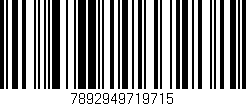 Código de barras (EAN, GTIN, SKU, ISBN): '7892949719715'