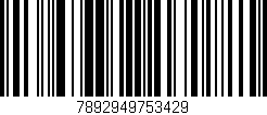 Código de barras (EAN, GTIN, SKU, ISBN): '7892949753429'