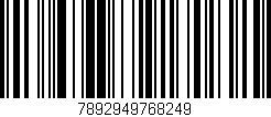 Código de barras (EAN, GTIN, SKU, ISBN): '7892949768249'