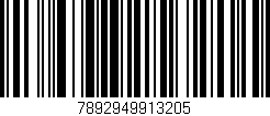 Código de barras (EAN, GTIN, SKU, ISBN): '7892949913205'