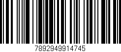 Código de barras (EAN, GTIN, SKU, ISBN): '7892949914745'