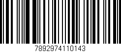 Código de barras (EAN, GTIN, SKU, ISBN): '7892974110143'