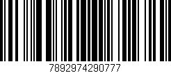 Código de barras (EAN, GTIN, SKU, ISBN): '7892974290777'