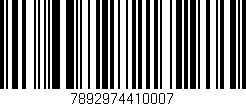 Código de barras (EAN, GTIN, SKU, ISBN): '7892974410007'