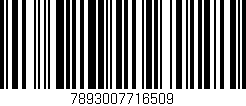 Código de barras (EAN, GTIN, SKU, ISBN): '7893007716509'