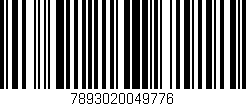 Código de barras (EAN, GTIN, SKU, ISBN): '7893020049776'