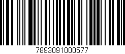 Código de barras (EAN, GTIN, SKU, ISBN): '7893091000577'