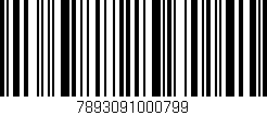Código de barras (EAN, GTIN, SKU, ISBN): '7893091000799'