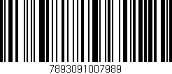 Código de barras (EAN, GTIN, SKU, ISBN): '7893091007989'