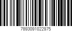 Código de barras (EAN, GTIN, SKU, ISBN): '7893091022975'