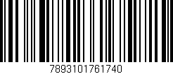 Código de barras (EAN, GTIN, SKU, ISBN): '7893101761740'